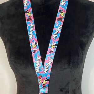 Disney Minnie Mouse Pin Trading Lanyard/ Badge Holder